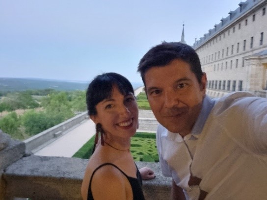 July 2022. Meeting Cristina in El Escorial. Cursos de Verano UCM.