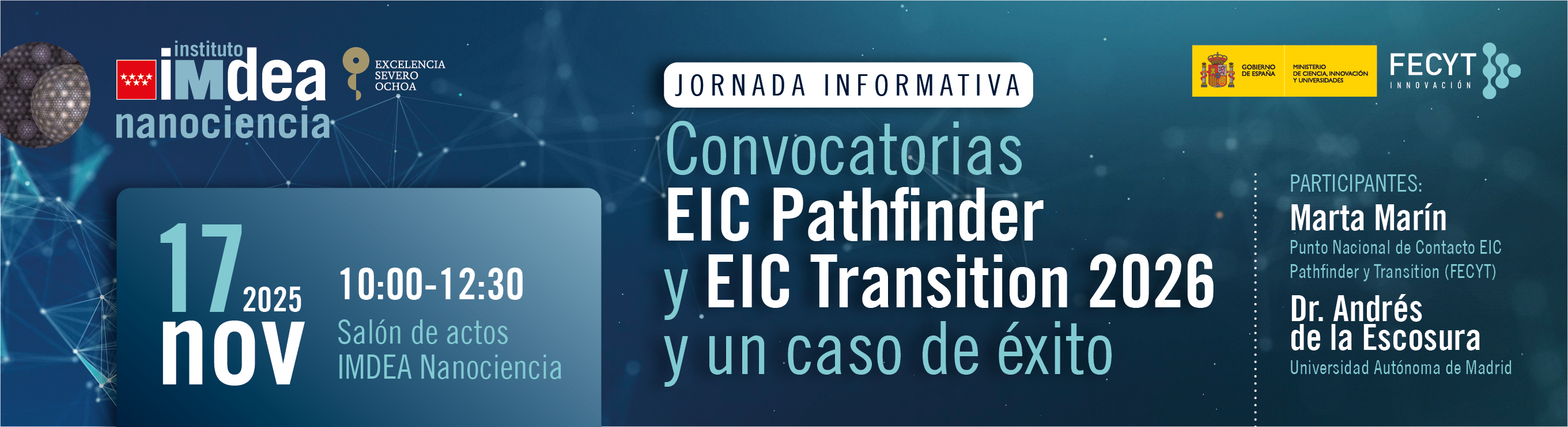 banner 2260x616 convocatorias EIC pathfinder 3B