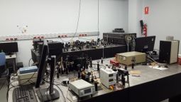 Femtosecond Spectroscopy laboratory at IMDEA Nanociencia.